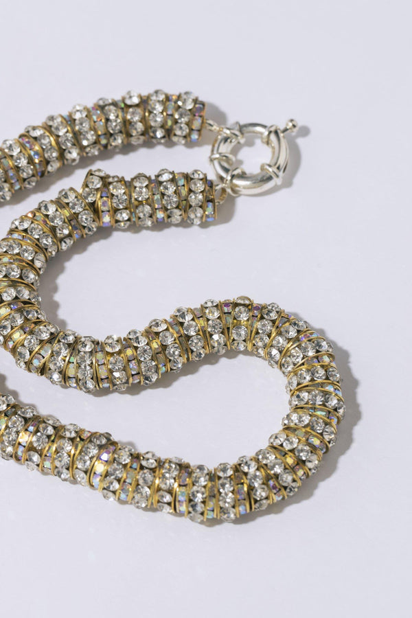 Fat Golden Diamond Necklace