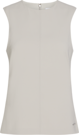 Structure Crepe Twill Tank Top