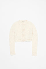 Bow Wool Cardigan