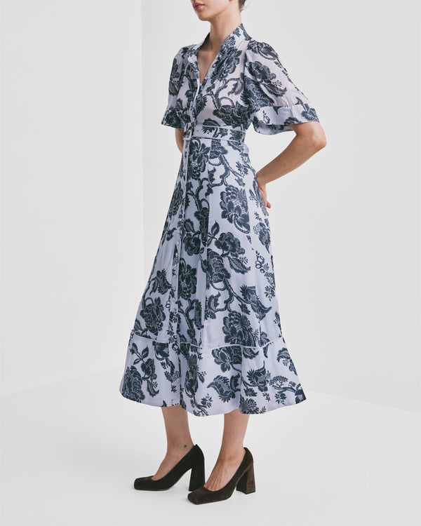 Organza Midi Dress