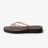 Tapered Platform Transparent Brown