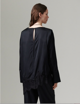 LILA BLOUSE - FLUID VISCOSE
