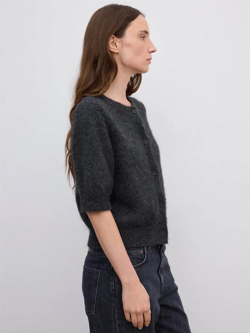 Brushed Cardigan Top