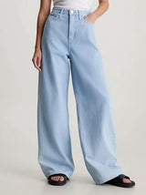 HIGH RISE WIDE LIGHT BLUE