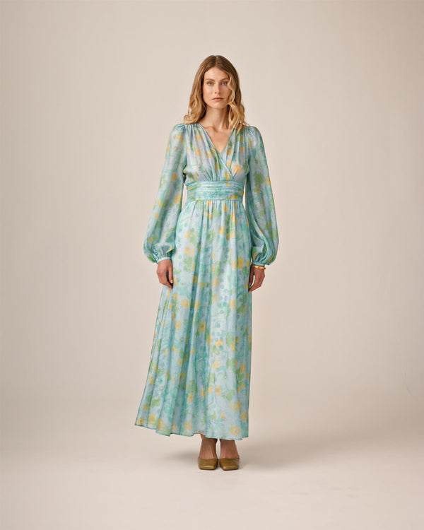 Cupro Tieband Gown