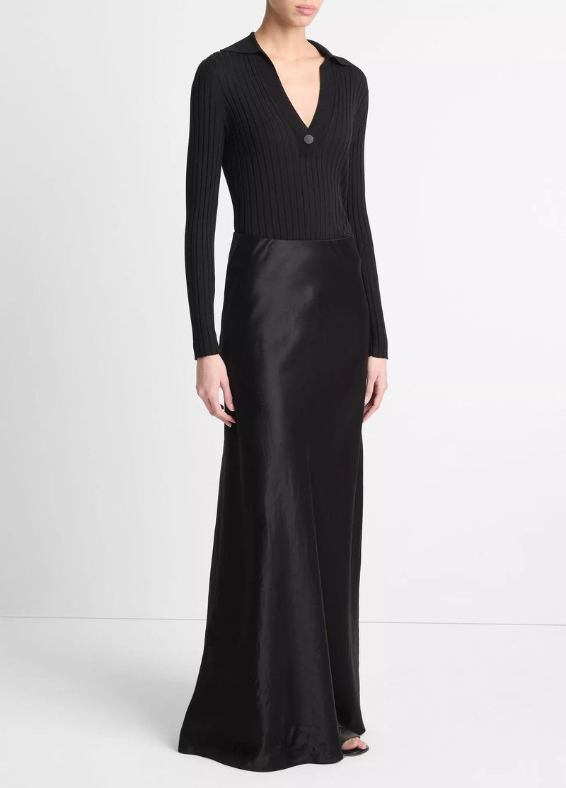 Satin Maxi Skirt