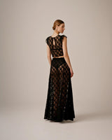 Lace Midi Skirt