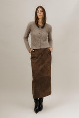 Brianna Suede Skirt