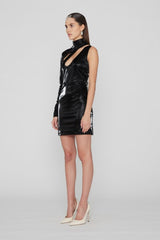 Coated Vinyl Dress