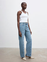 Loose fit denim