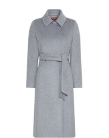 Double-breasted wool coat