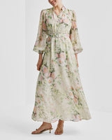 Organza Belt Dress