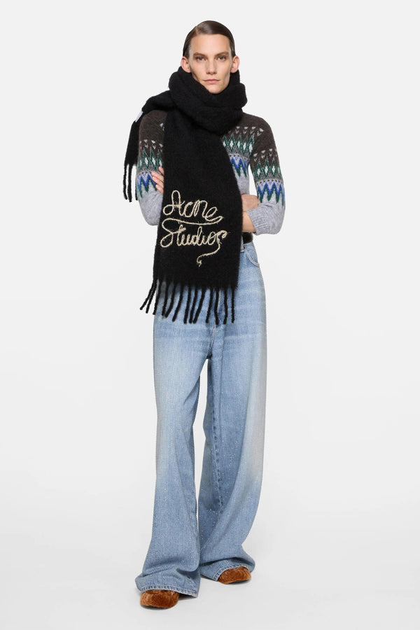 Wool Logo Scarf