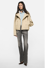 SHORT TRENCH COAT