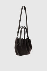 MINI SCALLOP TOTE SUEDE