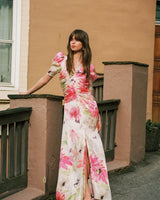 Shiny Button-Down Dress