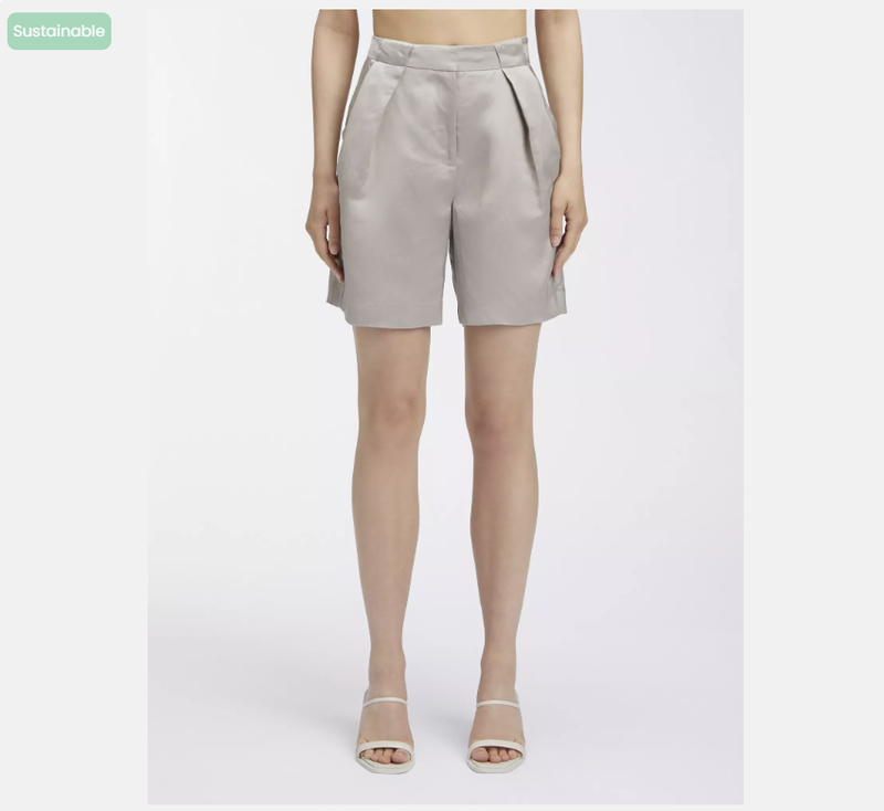 VISCOSE LINEN SHORTS