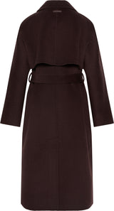 Classic wool wrap coat