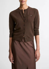 Wool & Cashmere-Blend Pocket Cardigan