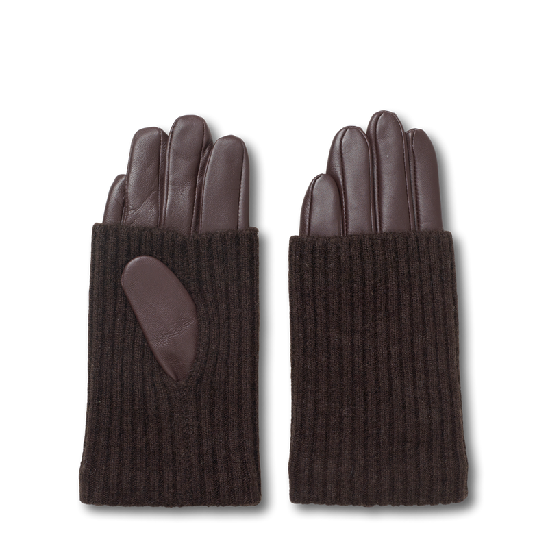 Day Leather Knit Glove
