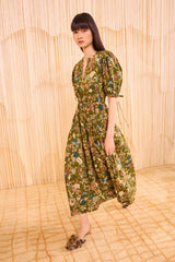 Adriana Short Sleeve Midi Dress