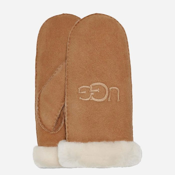 W Sheepskin Emb Mit