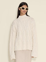 Chunky Cable Turtleneck