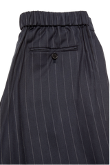 PINSTRIPE WOOL TROUSERS