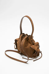 Multipocket Mini Bucket Suede