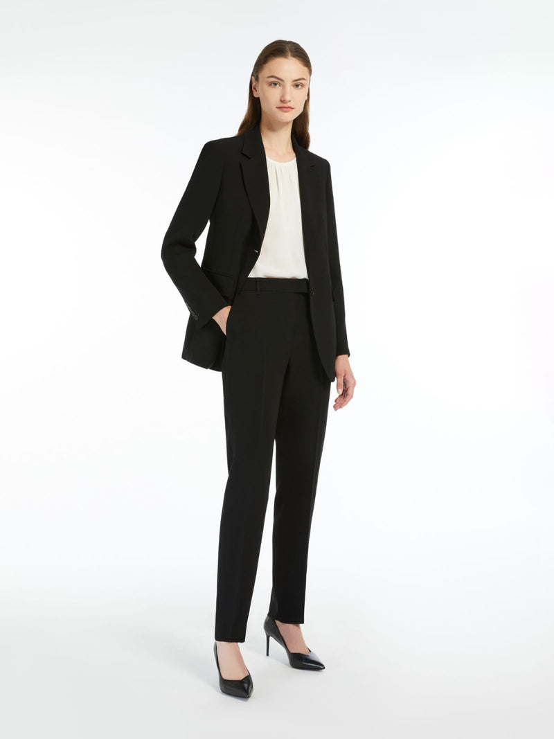 Jerta - Straight-fit technical cady trousers