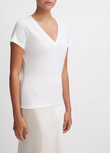 Essential Pima Cotton V-Neck T-Shirt