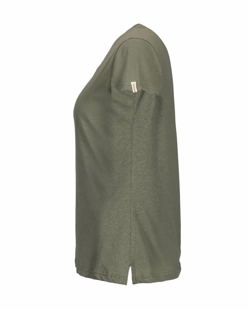LINEN TEE W