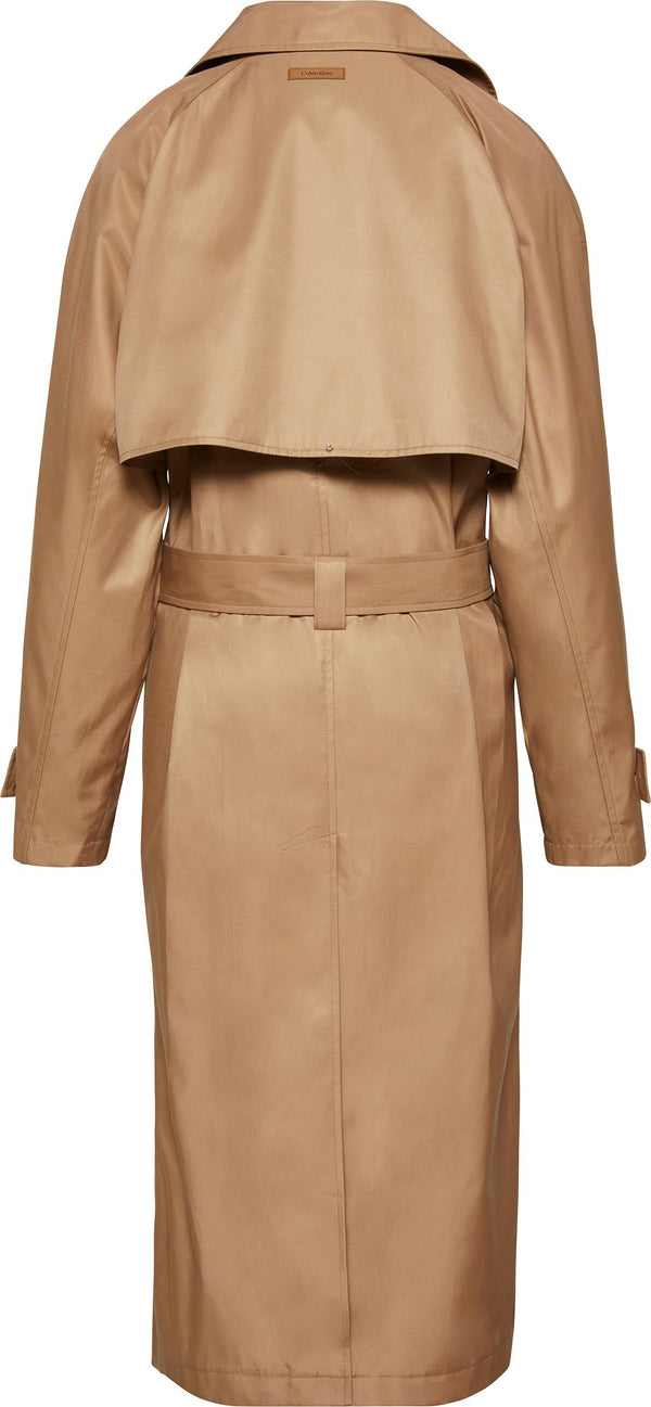 CLASSIC LONG COTTON TRENCH