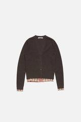 Layered Wool Cardigan