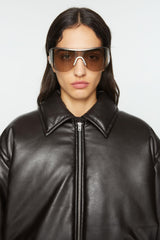 Coated Bomber Jacket