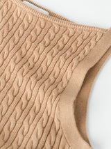 Cable Knit Singlet