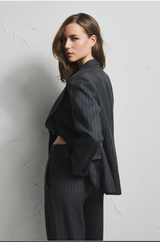 Francis Pinstripe Blazer