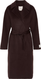 Classic wool wrap coat