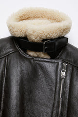 LEATHER SHEARLING JACKET