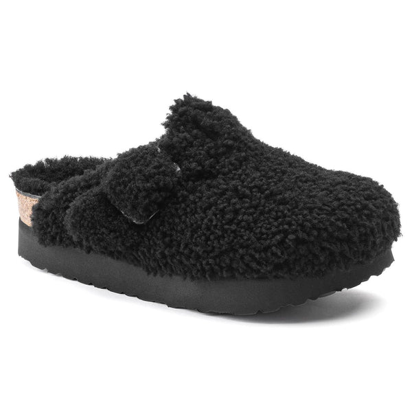 Boston Big Buckle Platform Shearling