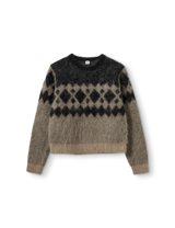 Roma Argyle Knit