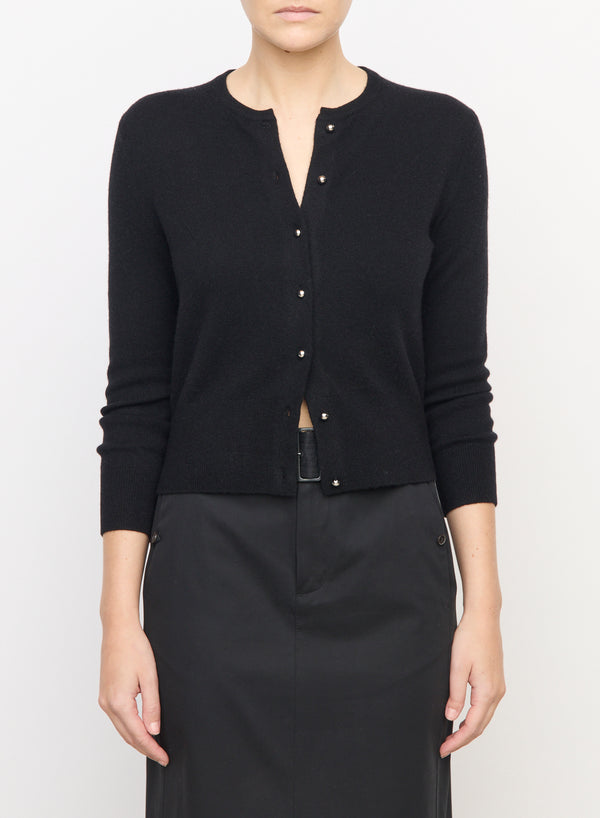 Metal Button Cardigan