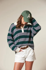 LEIGH Stripe POLO