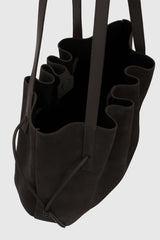SCALLOP TOTE SUEDE