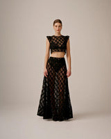 Lace Midi Skirt