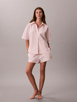 RELAXED POPLIN SS SHIRT