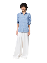 Julie Shirt- Sky Blue Stripe