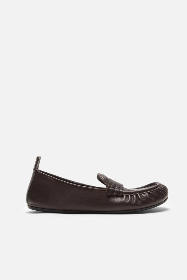 Leather loafers