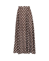 Striped Organza Maxi Skirt