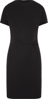Scuba Crepe SS Knee Length Dress